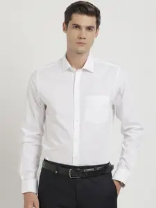 Turtle Men Classic Slim Fit Opaque Formal Shirt