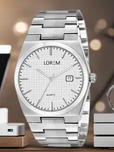 LOREM Men Stainless Steel Bracelet Style Straps Analogue Watch LR162-A