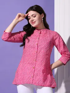 FASHION DREAM Women Opaque Printed Casual Shirt