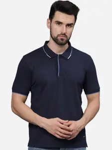 t-base Men Polo Collar Pockets T-shirt