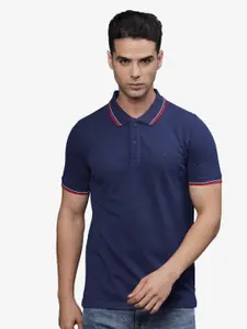t-base Men Polo Collar Pockets T-shirt