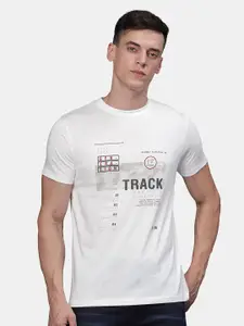 t-base Men Typography Printed T-shirt