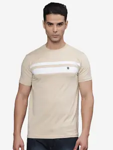 t-base Men Printed Applique T-shirt