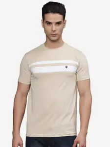 t-base Men Printed Applique T-shirt