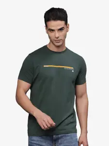 t-base Men Printed Applique T-shirt