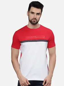 t-base Men Colourblocked Pockets T-shirt