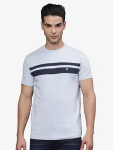 t-base Men Striped Pockets T-shirt
