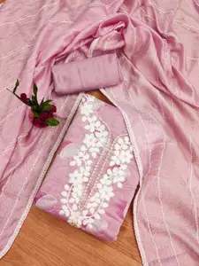 KALINI Ethnic Motifs Embroidered Unstitched Dress Material