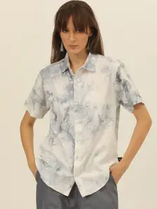 JAVINISHKA Tie and Dye Casual Shirt