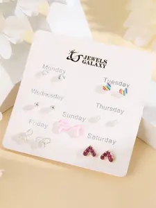 Jewels Galaxy Contemporary Studs Earrings