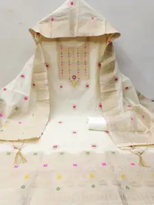 Momina Fashion Pure Silk Unstitched Dress Material