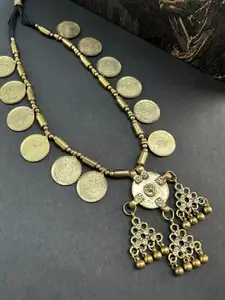 FIROZA Panji Coin Necklace