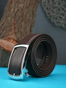 BuckleUp Men Textured Formal Belt