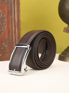 BuckleUp Men Textured Formal Belt