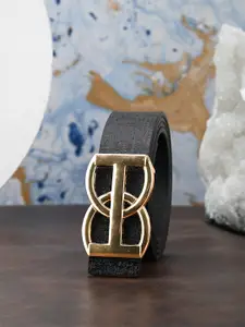 BuckleUp Men Textured Formal Belt