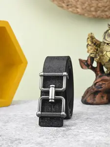 BuckleUp Men Textured Casual Belt