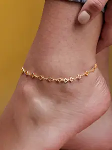 AIKA BY MINUTIAE Gold-Plated Anklet