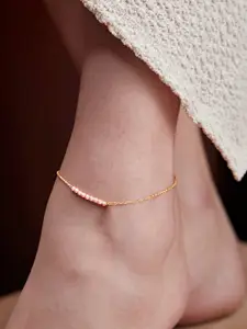 AIKA BY MINUTIAE Gold-Plated Anklet