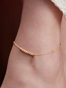 AIKA BY MINUTIAE Gold-Plated Anklet