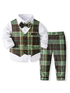 StyleCast x Revolte Boys Green Top with Trousers