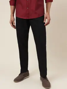 Fabindia Cotton Slim Fit Pleated Trousers