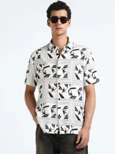 Flying Machine Conversational Printed Casual Shirt