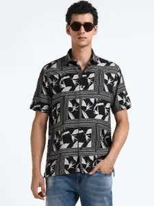 Flying Machine Ethnic Motifs Printed Casual Shirt