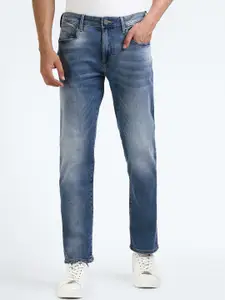 Flying Machine Men Tapered Fit Heavy Fade Stretchable Jeans