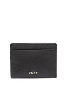 DKNY Women Textured Leather Card Holder