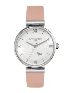 Olivia Burton Women Leather Straps Analogue Watch 24000119