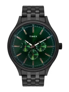 Timex Men Brass Dial & Stainless Steel Straps Analogue Watch TWEG184SMU12