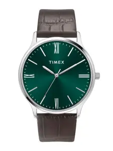 Timex Men Dial & Leather Straps Analogue Watch TWTG105SMU07