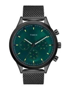 Timex Men Brass Dial & Stainless Steel Straps Analogue Watch TWHG03SMU25