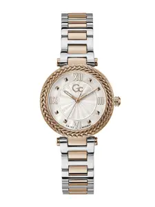 GC GUESS COLLECTION Tiara White Round Dial Women Quartz Analog Watch - Z41002L1MF