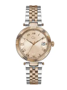 GC GUESS COLLECTION Flair Rose Gold Round Dial Women Quartz Analog Watch - Z36001L3MF