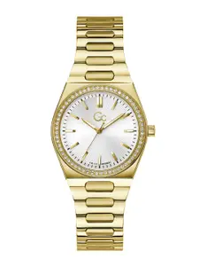 GC GUESS COLLECTION Prodigy Lady White Round Dial Women Analog Watch - Z38002L1MF