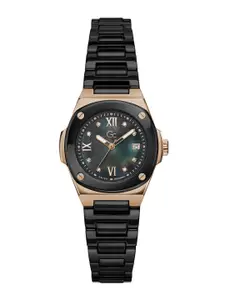 GC GUESS COLLECTION Coussin Shape Mini Black Dial Women Analog Watch - Z12008L2MF