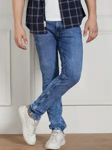 Dennis Lingo Men Slim Fit Clean Look Light Fade Stretchable Jeans
