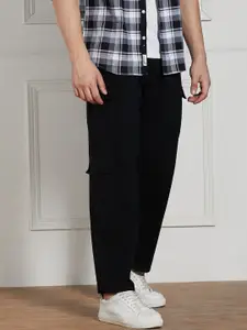 Dennis Lingo Men Loose Fit Stretchable Cargo Trousers