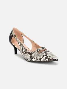 Allen Solly Woman Printed Kitten Heeled Pumps