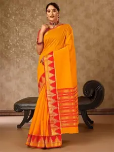 Indian Women Indian Zari Silk Cotton Banarasi Saree