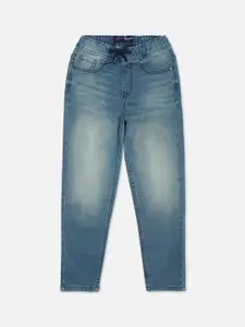 Pepe Jeans Boys Archie Gymindigo Mid Rise Heavy Fade Clean Look Whiskers Stretchable Jeans