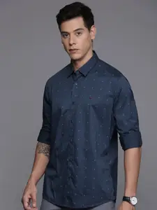 Louis Philippe Sport Men Slim Fit Pure Cotton Printed Casual Shirt