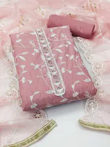 MAHALASA Woven Design Pure Cotton Unstitched Dress Material