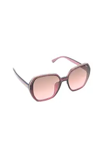Steve Madden Outlook Women Square Sunglasses with UV Protected Lens-16426944941