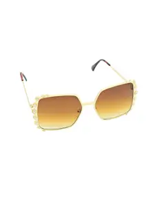 Steve Madden Women Oversized Sunglasses with UV Protected Lens-16426945009