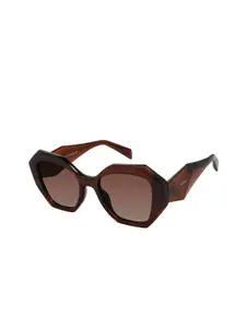 PRIVE REVAUX Women Butterfly Sunglasses with Polarised and UV Protected Lens 840219224626