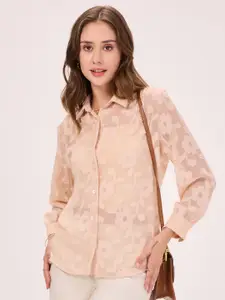 Bombay High Classic Floral Printed Spread Collar Casual Shirt