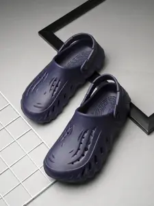 HRX by Hrithik Roshan Men Navy Blue Croslite Clogs