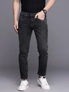 Louis Philippe Jeans Men Smart Slim Fit Heavy Fade Stretchable Jeans